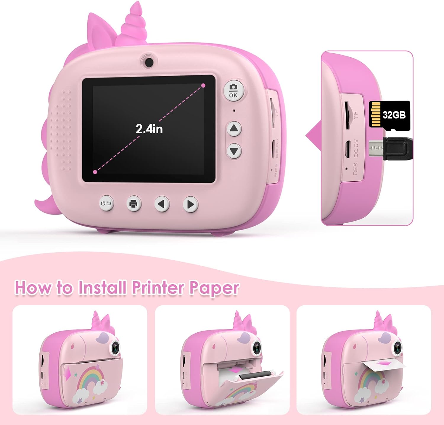 Appareils Photo Instantanés pour Enfants